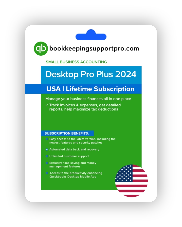 QuickBooks Desktop Pro Plus 2024 Software Package